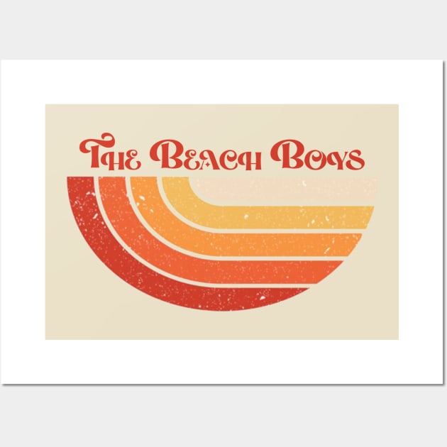 Retro style vintage The beach boys Wall Art by NeniTompel